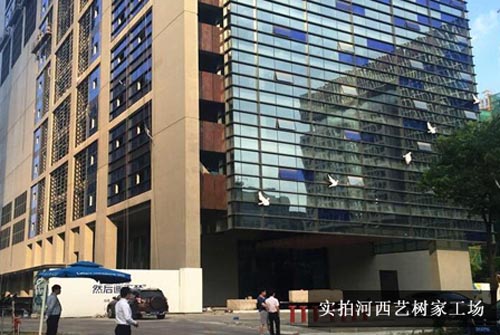 艺树家工场楼夹层钢结构工程